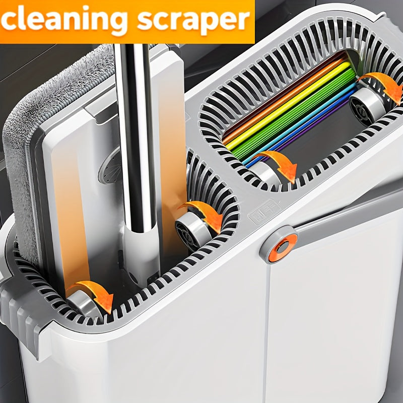 The Enhanced Mop And Bucket Set for 2025 Features 12.99\u002F15.75-Inch Dimensions And Includes 2, 4, Or 6 Ultra-Fine Fiber Pads That Are Machine Washable. It'S Ideal for Cleaning Floors in The Living Room, Bedroom, Kitchen, And Bathroom
