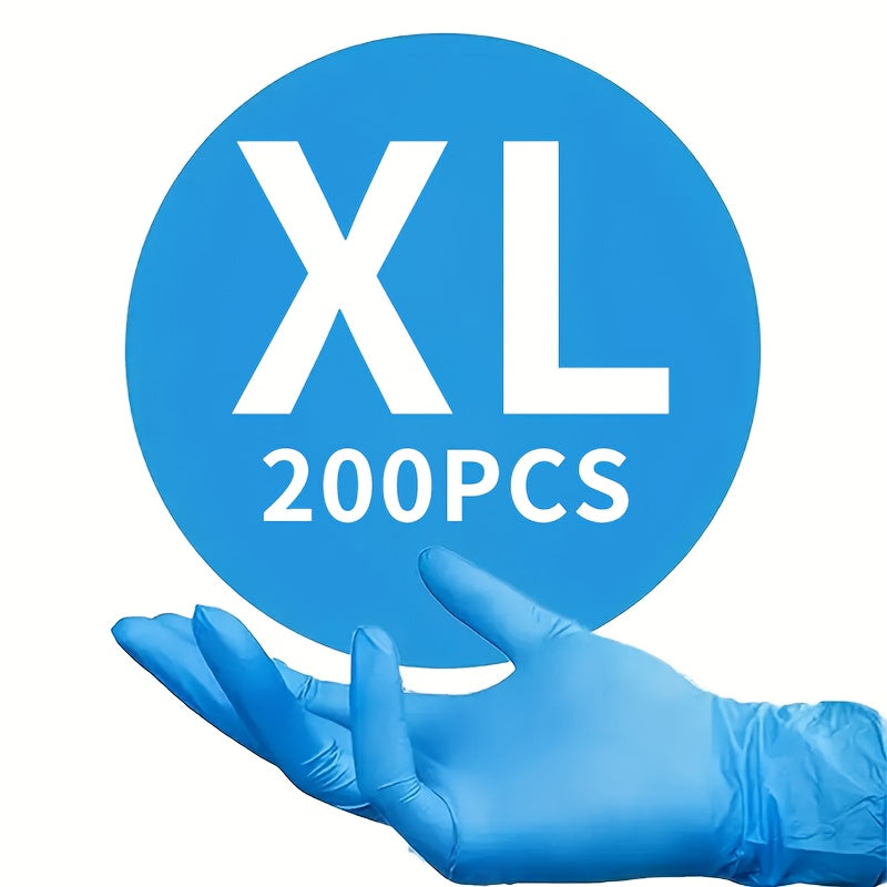 5, 000 Blue\u002FBlack\u002FPurple Disposable Gloves Made of Nitrile, 200 Units Per Pack, Large Size, Latex-Free And Powder-Free, Ideal for, Cleaning Tasks, Automotive Repairs, Beauty Salons, And Pet Care