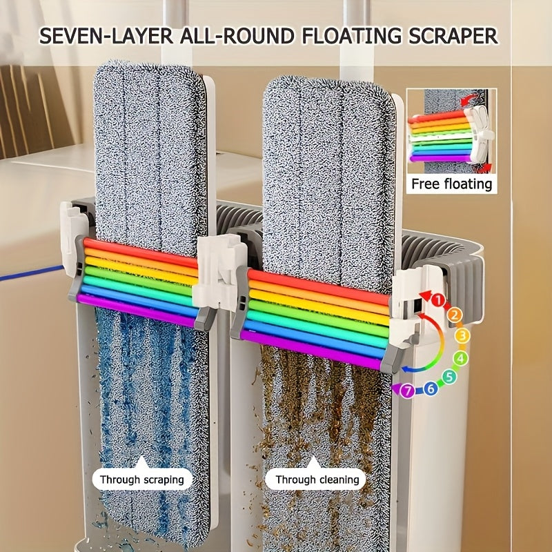 The Enhanced Mop And Bucket Set for 2025 Features 12.99\u002F15.75-Inch Dimensions And Includes 2, 4, Or 6 Ultra-Fine Fiber Pads That Are Machine Washable. It'S Ideal for Cleaning Floors in The Living Room, Bedroom, Kitchen, And Bathroom