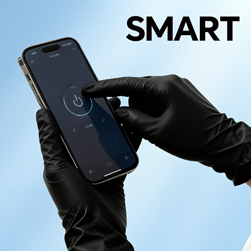 5, 000 Blue\u002FBlack\u002FPurple Disposable Gloves Made of Nitrile, 200 Units Per Pack, Large Size, Latex-Free And Powder-Free, Ideal for, Cleaning Tasks, Automotive Repairs, Beauty Salons, And Pet Care