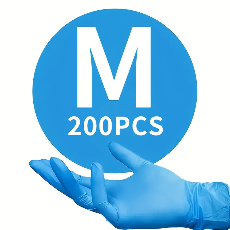 5, 000 Blue\u002FBlack\u002FPurple Disposable Gloves Made of Nitrile, 200 Units Per Pack, Large Size, Latex-Free And Powder-Free, Ideal for, Cleaning Tasks, Automotive Repairs, Beauty Salons, And Pet Care